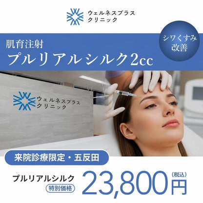 【Wellness Plus Clinic】来院診療｜プルリアルシルク 2cc