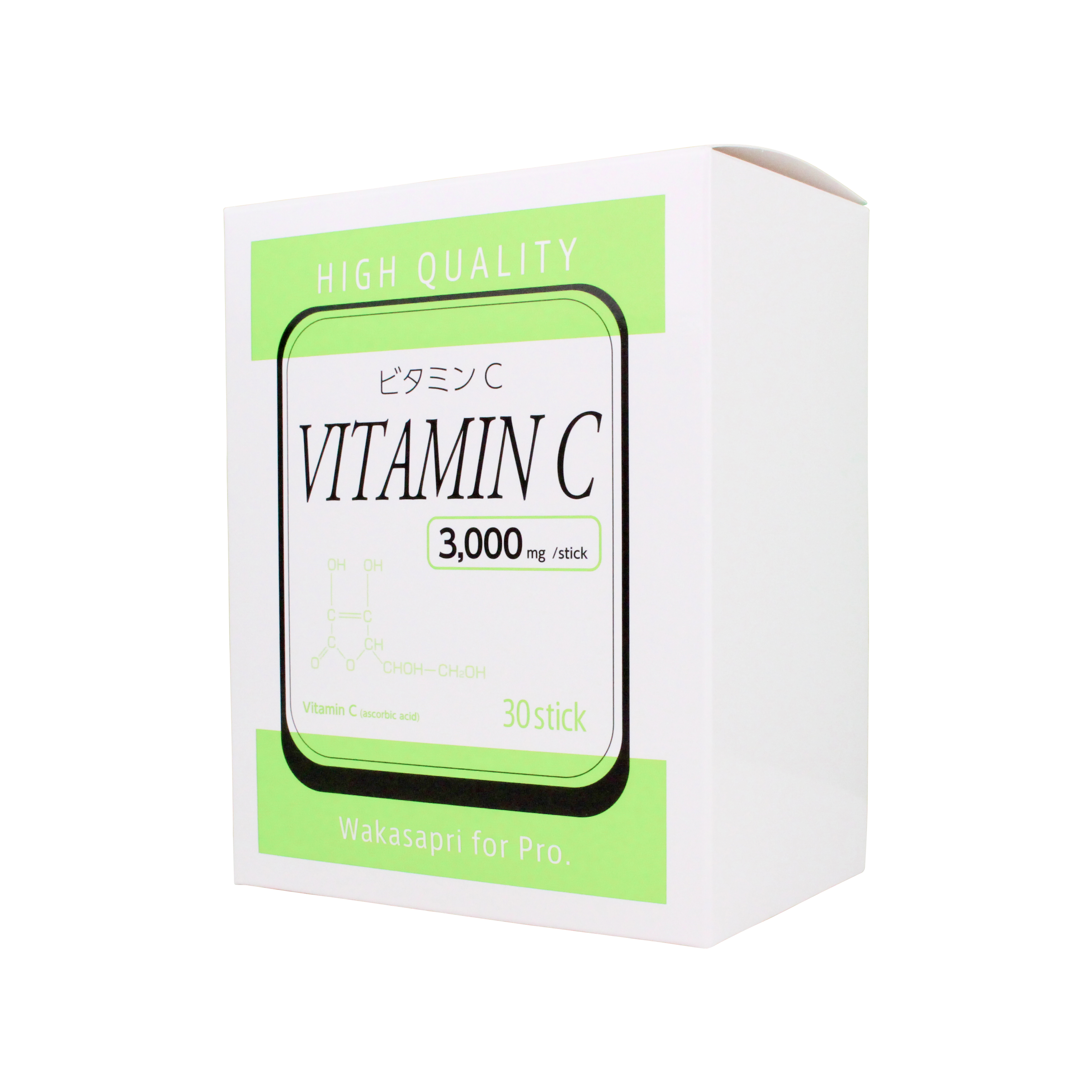 Highly concentrated Vitamin C 3,000mg -Wakasapri for Pro.