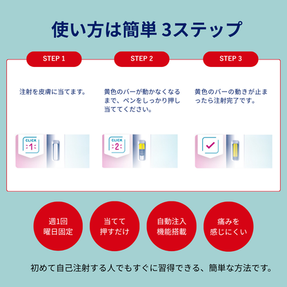 ウゴービ 0.25mg 1ヶ月分（1本）GLP-1メディカルダイエット【限定クーポン｜最大10,000円OFF】