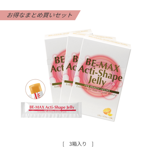 BE-MAX Acti-Shape Jelly bulk purchase set (20 packets x 3 boxes)