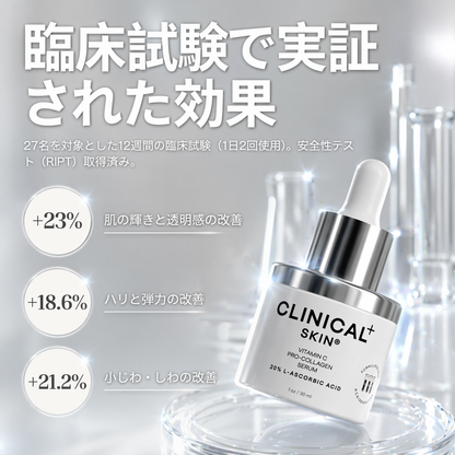 ビタミンC プロコラーゲン セラム「Clinical+ Skin」