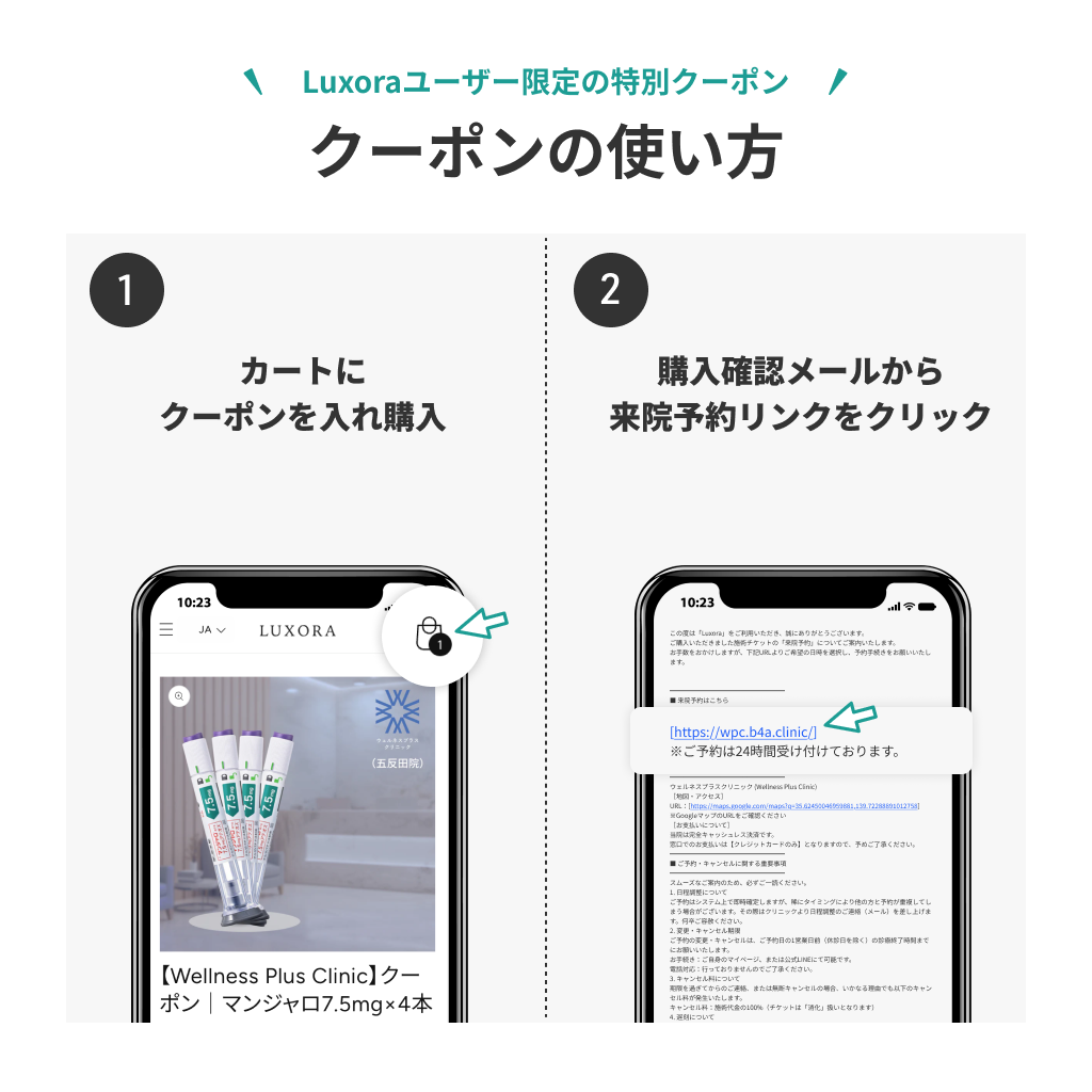 【Wellness Plus Clinic】クーポン｜ハイドラブースター（全顔1回分）