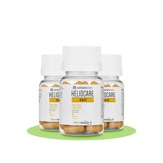 Heliocare 360° ORAL (drinkable sunscreen) 3-bottle set