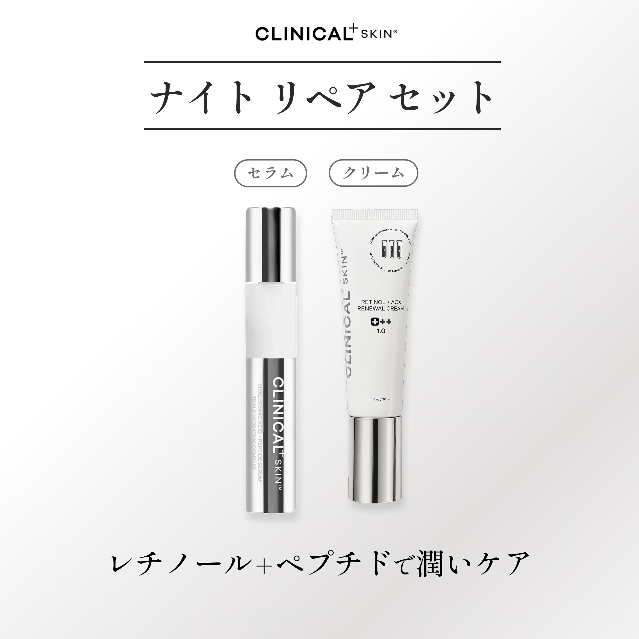 ナイト リペア セット 「Clinical+ Skin」