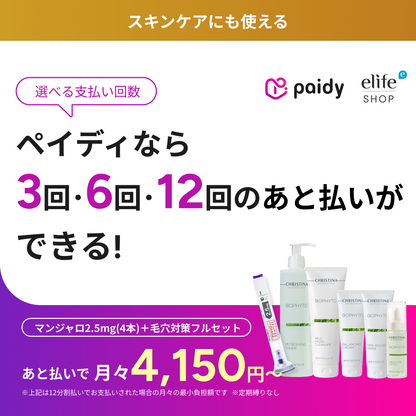 あと払い（ペイディ）決済可能　定期便縛りなし　クリスティーナ｜毛穴対策フルセット